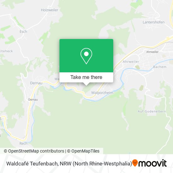 Waldcafé Teufenbach map