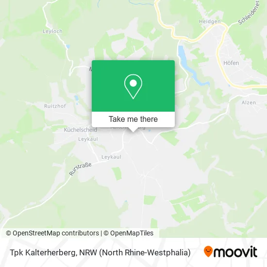 Карта Tpk Kalterherberg