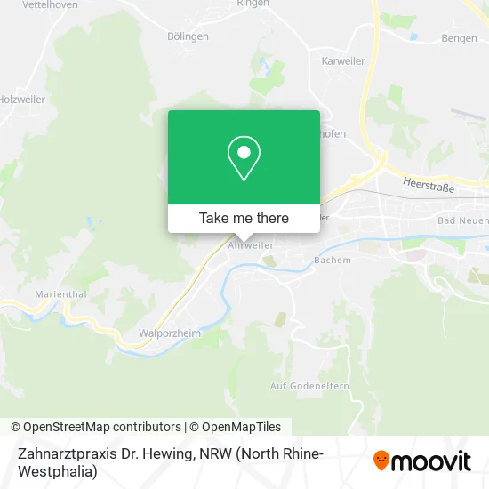 Zahnarztpraxis Dr. Hewing map