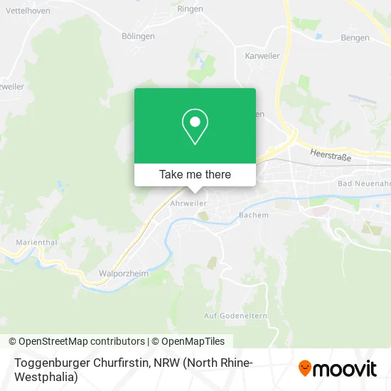 Карта Toggenburger Churfirstin