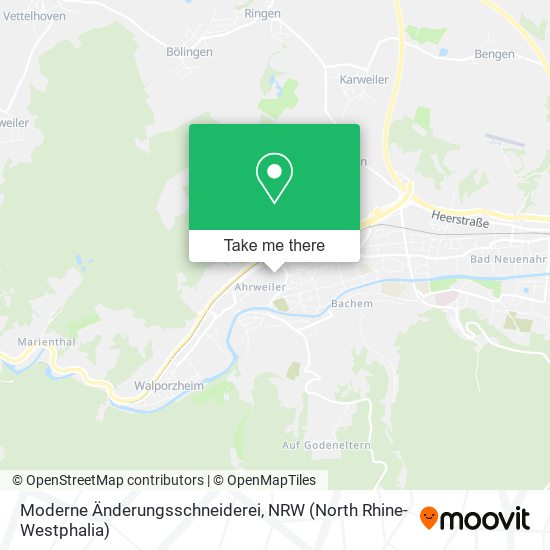 Moderne Änderungsschneiderei map