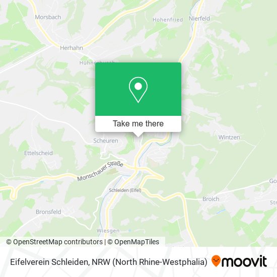 Eifelverein Schleiden map
