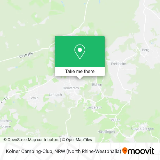 Карта Kölner Camping-Club