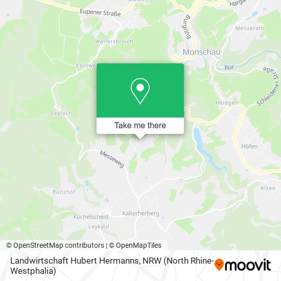Landwirtschaft Hubert Hermanns map