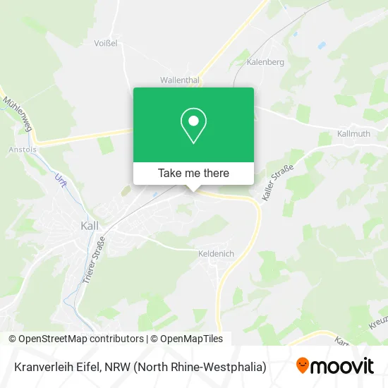 Kranverleih Eifel map