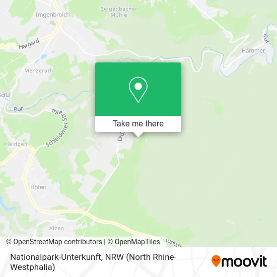 Nationalpark-Unterkunft map