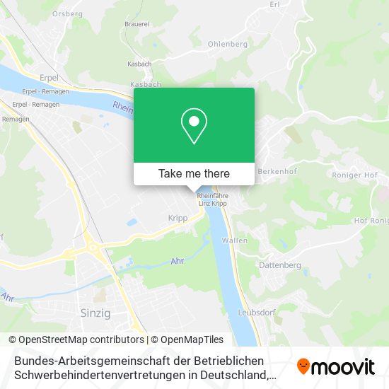 Bundes-Arbeitsgemeinschaft der Betrieblichen Schwerbehindertenvertretungen in Deutschland map