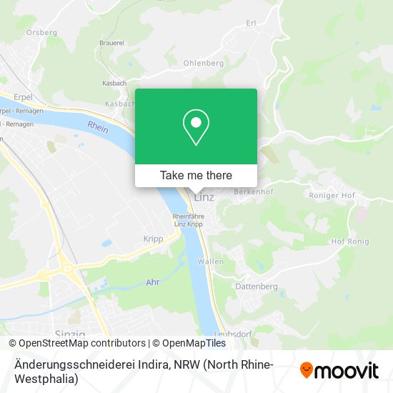 Änderungsschneiderei Indira map