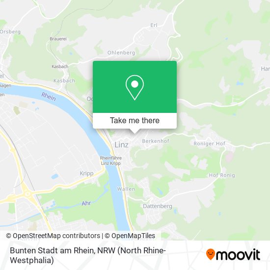Bunten Stadt am Rhein map