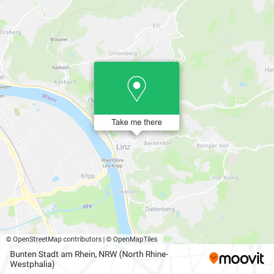 Карта Bunten Stadt am Rhein