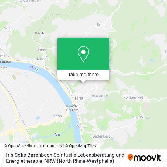 Iris Sofia Birrenbach Spirituelle Lebensberatung und Energietherapie map