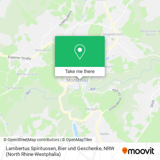Lambertus Spirituosen, Bier und Geschenke map