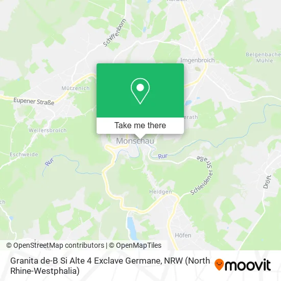 Granita de-B Si Alte 4 Exclave Germane map