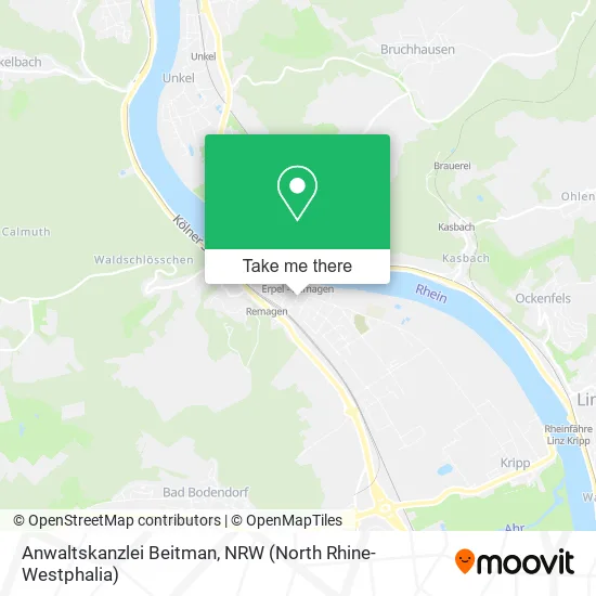 Карта Anwaltskanzlei Beitman