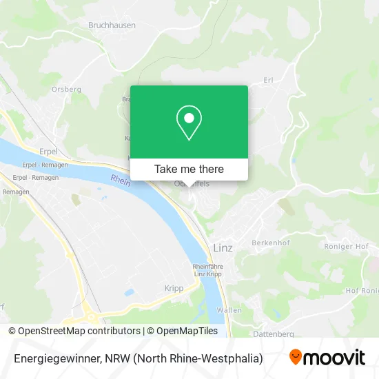 Карта Energiegewinner