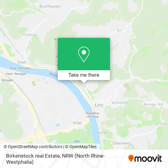 Карта Birkenstock real Estate
