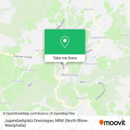 Карта Jugendzeltplatz Dreistegen