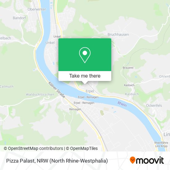 Pizza Palast map