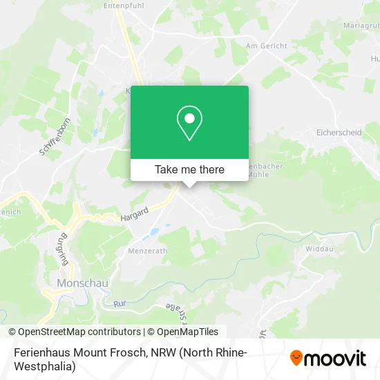 Ferienhaus Mount Frosch map