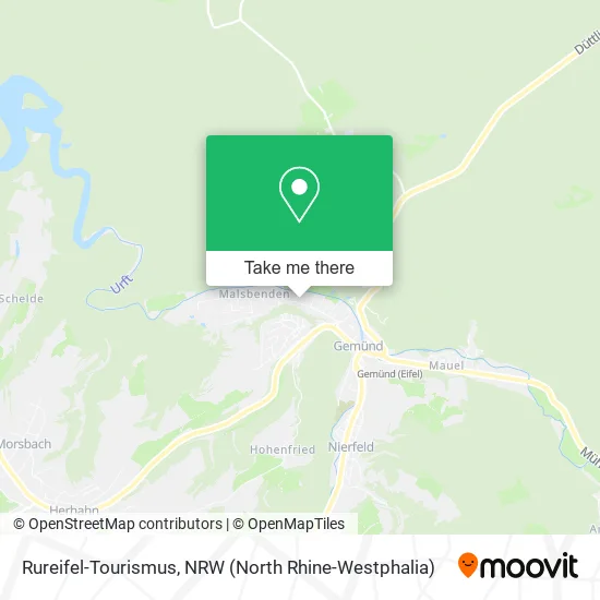 Rureifel-Tourismus map