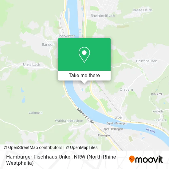 Hamburger Fischhaus Unkel map