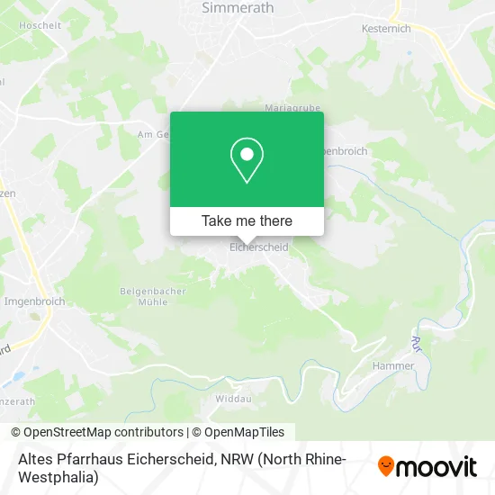 Карта Altes Pfarrhaus Eicherscheid