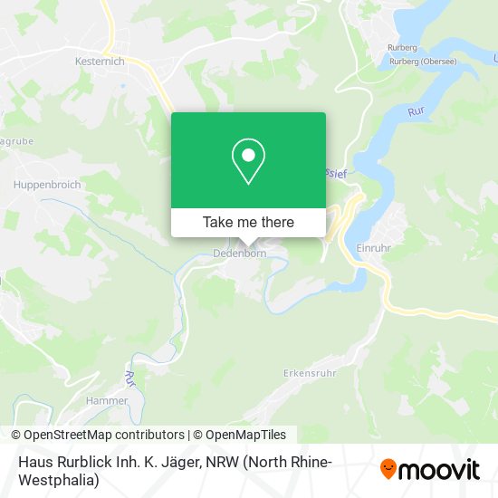 Haus Rurblick Inh. K. Jäger map