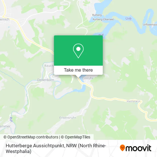 Hutterberge Aussichtpunkt map