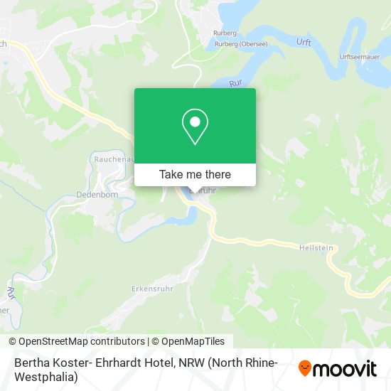 Bertha Koster- Ehrhardt Hotel map