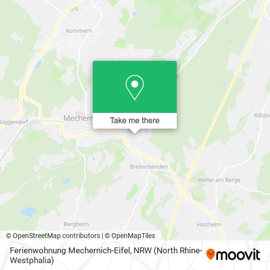 Ferienwohnung Mechernich-Eifel map