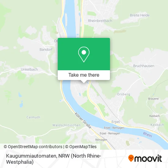 Карта Kaugummiautomaten