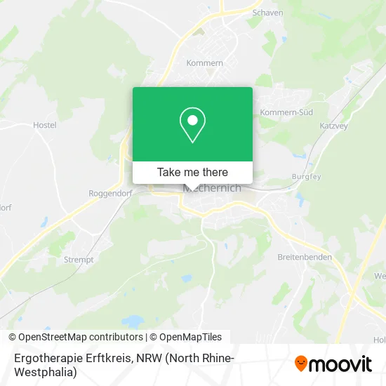 Карта Ergotherapie Erftkreis