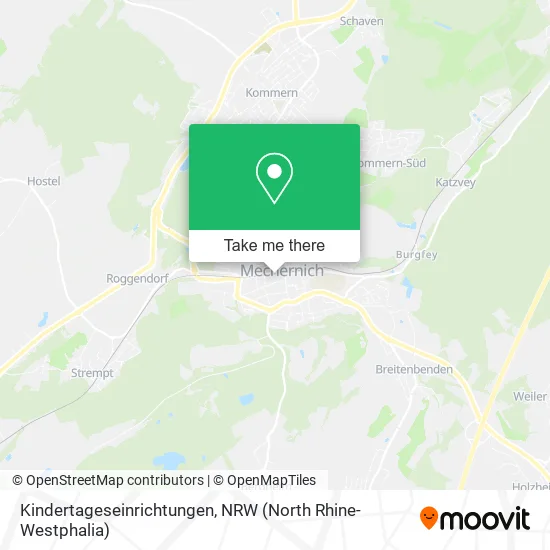 Карта Kindertageseinrichtungen