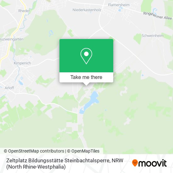 Zeltplatz Bildungsstätte Steinbachtalsperre map
