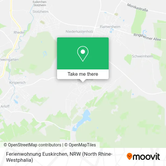 Ferienwohnung Euskirchen map