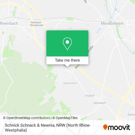 Schnick Schnack & Newnia map