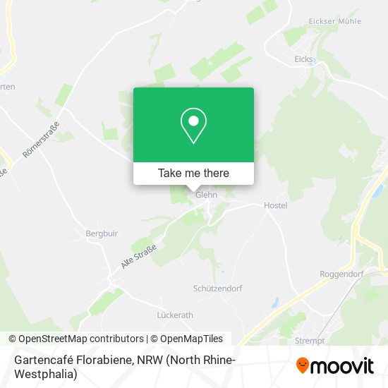 Gartencafé Florabiene map