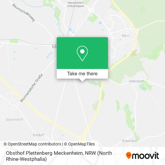 Карта Obsthof Plettenberg Meckenheim