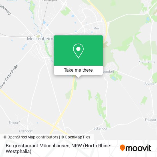 Burgrestaurant Münchhausen map