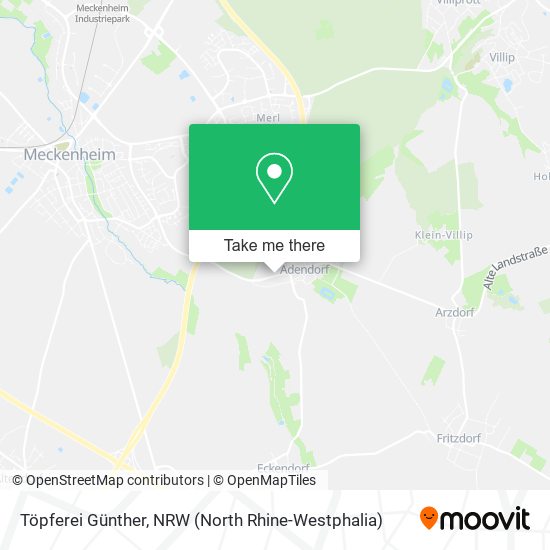 Töpferei Günther map