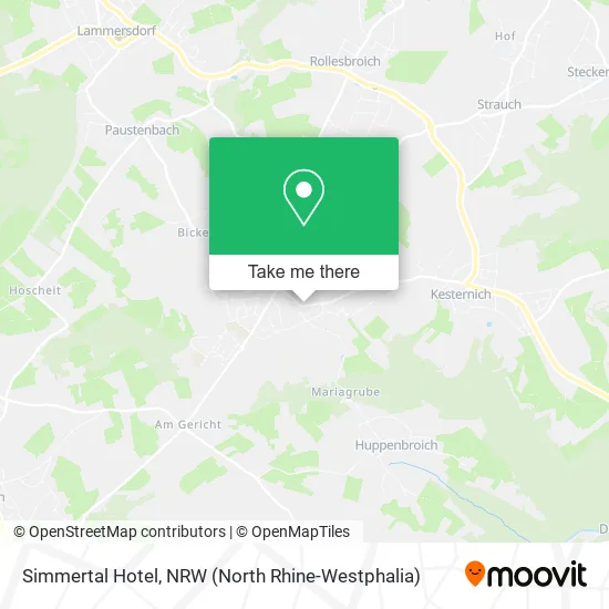 Карта Simmertal Hotel