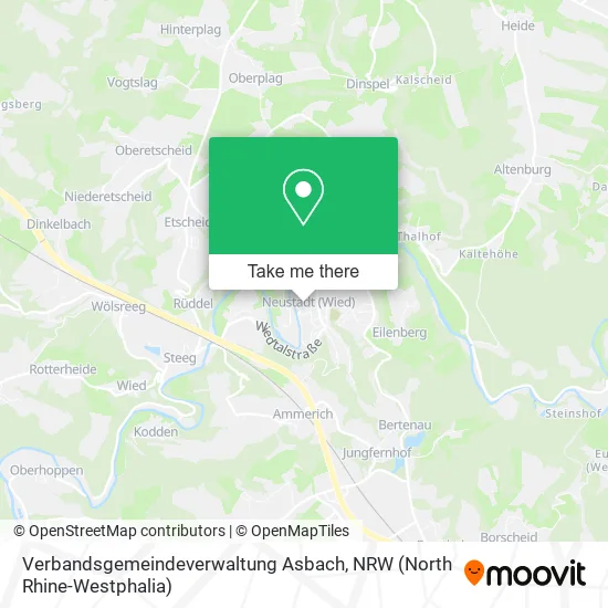 Карта Verbandsgemeindeverwaltung Asbach