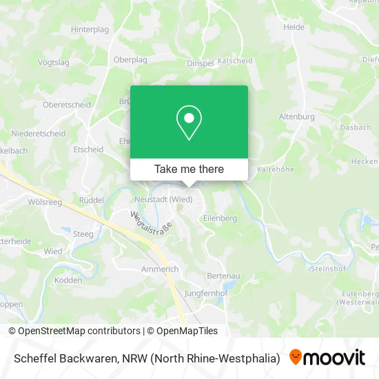 Scheffel Backwaren map