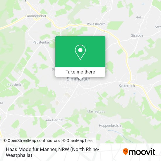 Карта Haas Mode für Männer