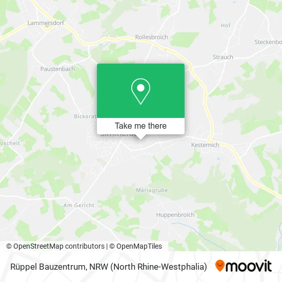 Rüppel Bauzentrum map