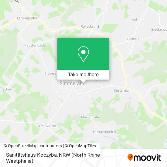 Sanitätshaus Koczyba map