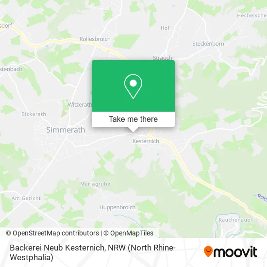 Карта Backerei Neub Kesternich
