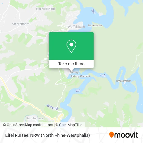 Карта Eifel Rursee