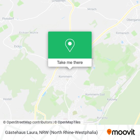 Gästehaus Laura map