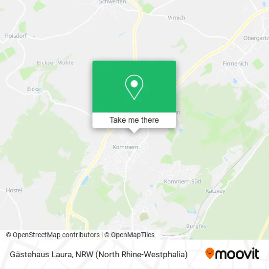 Карта Gästehaus Laura